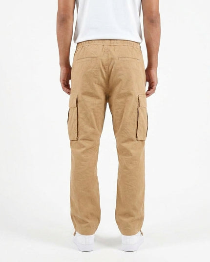 Men's Relaxed Cargo Trousers with Flap Pockets