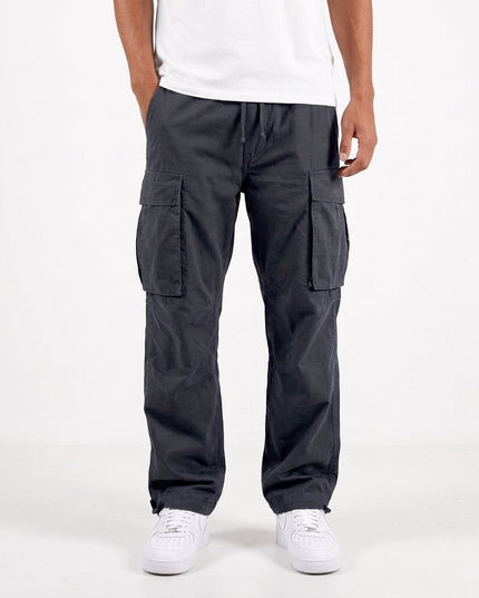 Men's Relaxed Cargo Trousers with Flap Pockets