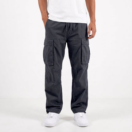 Men's Relaxed Cargo Trousers with Flap Pockets
