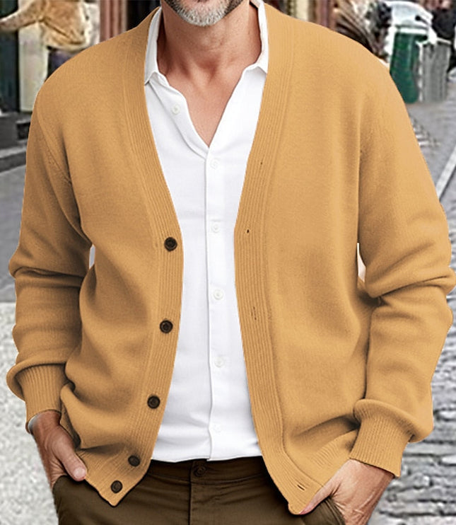 Sinclair | Ribbed V-Neck Cardigan