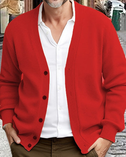Sinclair | Ribbed V-Neck Cardigan