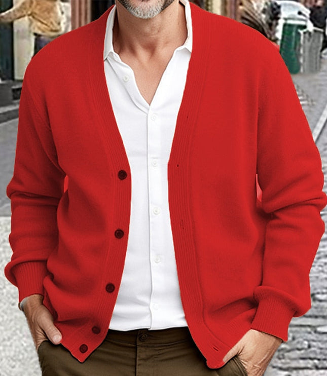 Sinclair | Ribbed V-Neck Cardigan