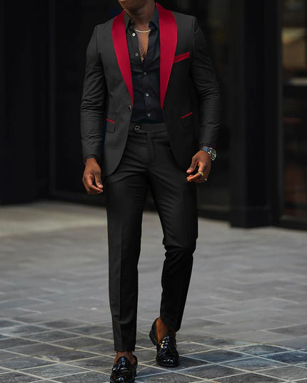 Men's Formal Single Breasted One Button Suit - product image 11