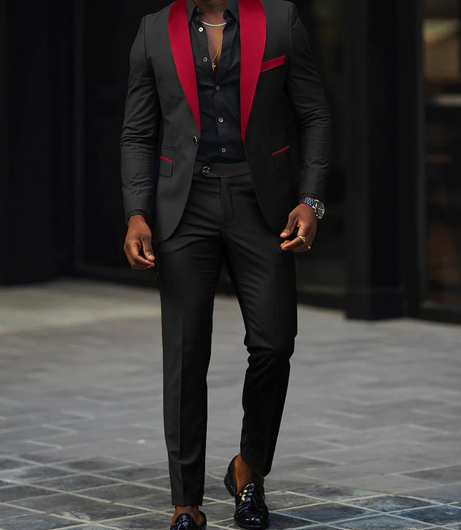 Men's Formal Single Breasted One Button Suit - product image 11