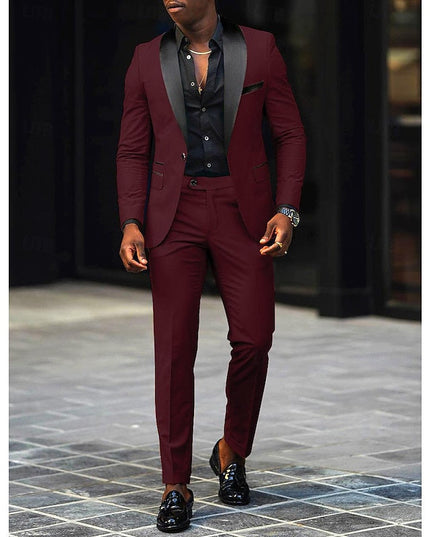 Men's Formal Single Breasted One Button Suit - product image 12