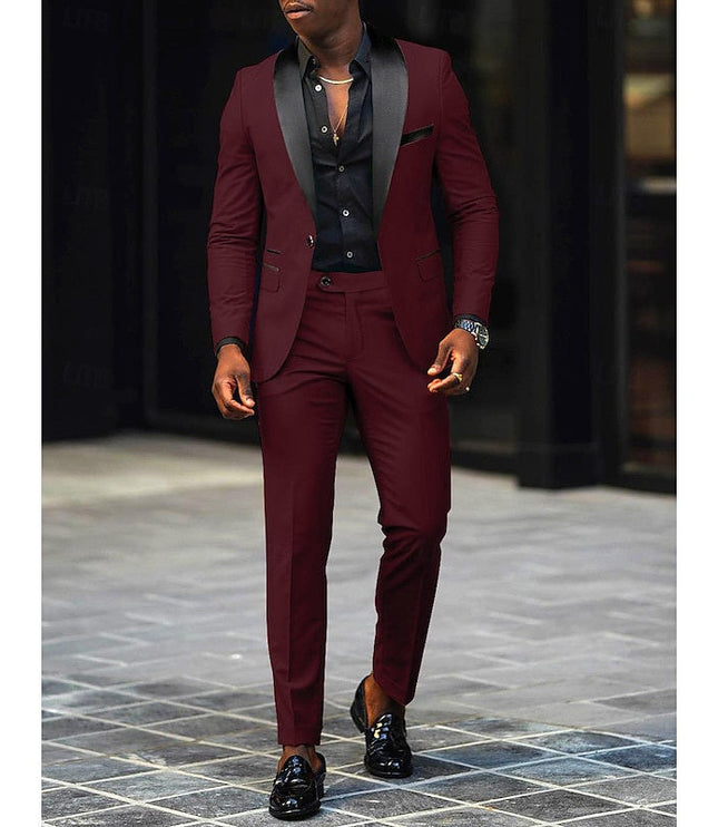 Men's Formal Single Breasted One Button Suit - product image 12