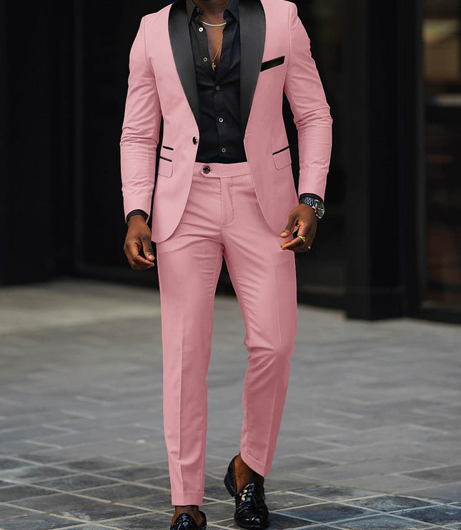 Men's Formal Single Breasted One Button Suit - product image 14