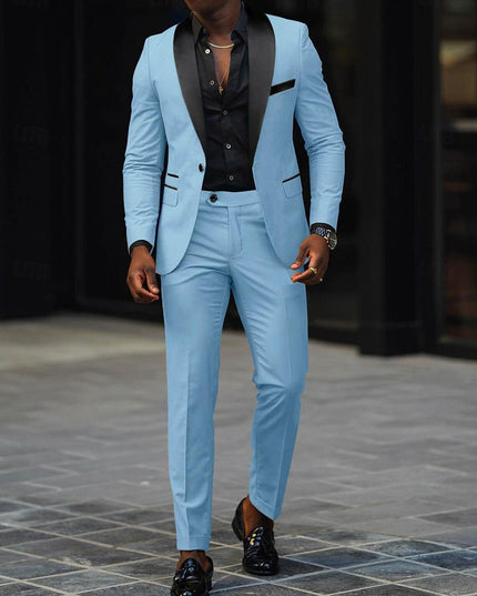 Men's Formal Single Breasted One Button Suit - product image 16