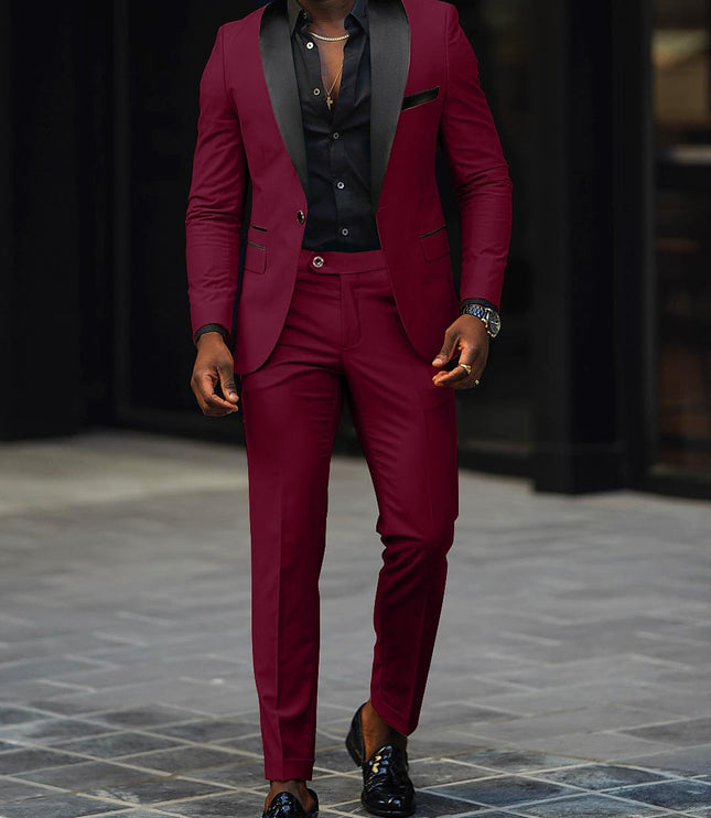 Men's Formal Single Breasted One Button Suit - product image 19