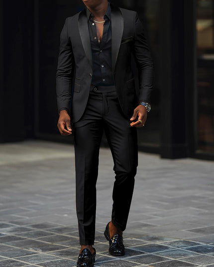 Men's Formal Single Breasted One Button Suit - product image 20