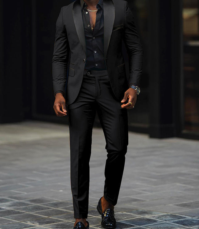 Men's Formal Single Breasted One Button Suit - product image 20