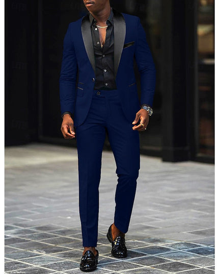 Men's Formal Single Breasted One Button Suit - product image 23
