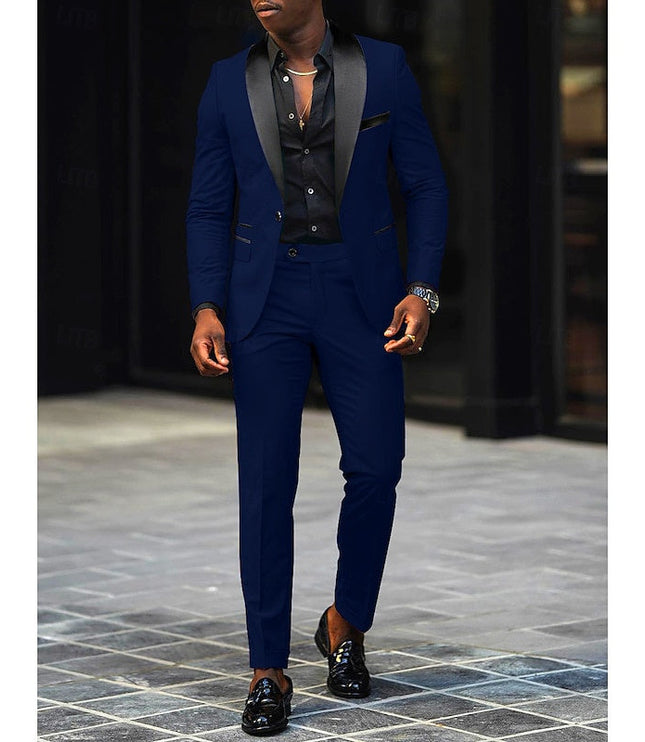Men's Formal Single Breasted One Button Suit - product image 23