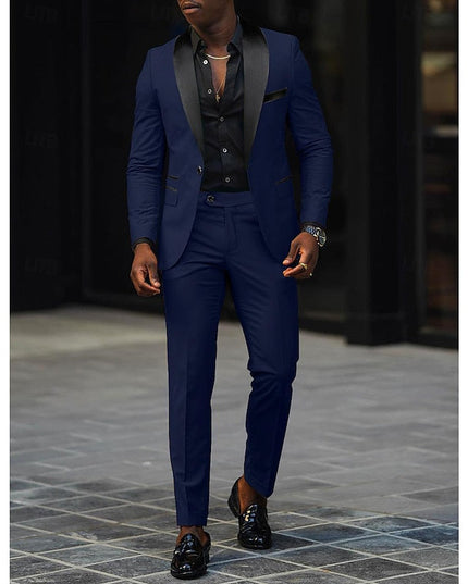 Men's Formal Single Breasted One Button Suit - product image 26