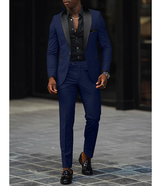 Men's Formal Single Breasted One Button Suit - product image 26