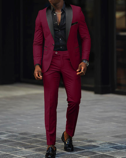 Men's Formal Single Breasted One Button Suit - product image 29