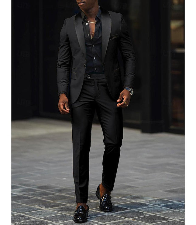 Men's Formal Single Breasted One Button Suit - product image 3