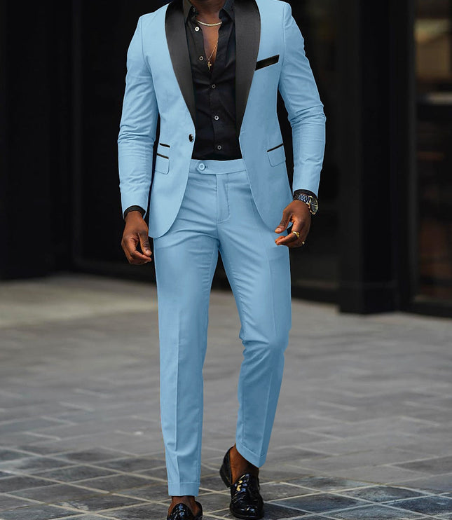 Men's Formal Single Breasted One Button Suit - product image 8