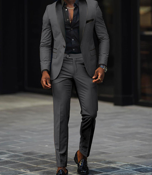 Men's Formal Single Breasted One Button Suit - product image 1