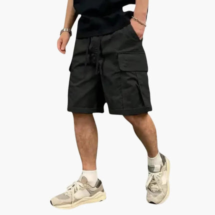 Short cargo longueur genou avec cordon pour homme, été