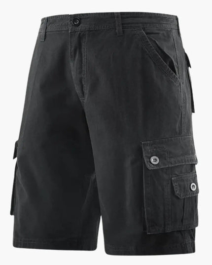 Pantalones cortos cargo hasta la rodilla con bolsillos para hombre de verano