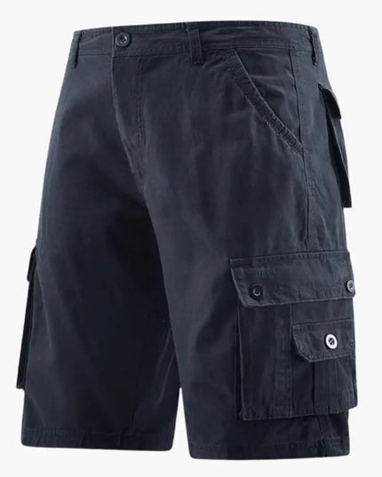 Pantalones cortos cargo hasta la rodilla con bolsillos para hombre de verano