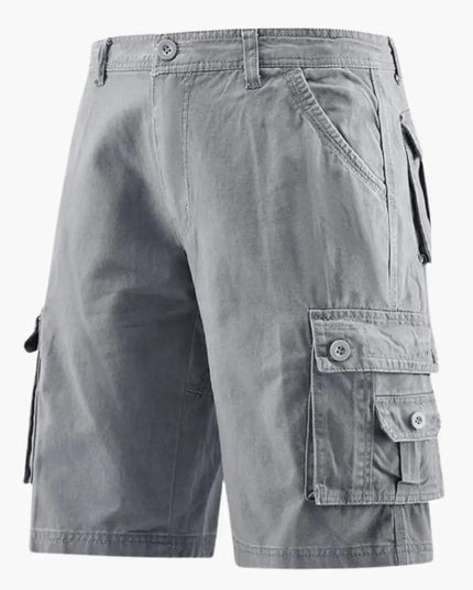 Pantalones cortos cargo hasta la rodilla con bolsillos para hombre de verano