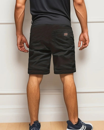 Shorts cargo d'été pour homme, taille élastique, multi-poches, coupe décontractée