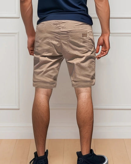 Shorts cargo d'été pour homme, taille élastique, multi-poches, coupe décontractée
