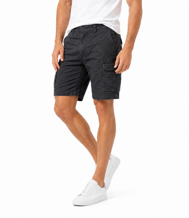 Shorts cargo d'été pour homme, coupe décontractée, multi-poches