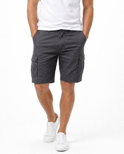 Shorts cargo d'été pour homme, coupe décontractée, multi-poches
