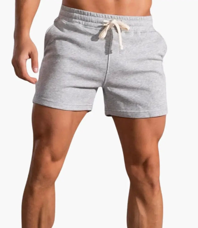 Pantalones cortos casuales con cordón por encima de la rodilla para hombre de verano