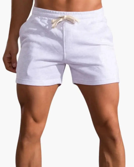 Pantalones cortos casuales con cordón por encima de la rodilla para hombre de verano