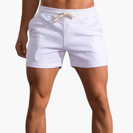 Pantalones cortos casuales con cordón por encima de la rodilla para hombre de verano