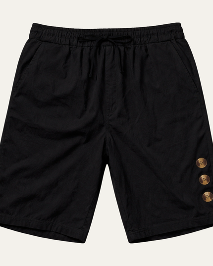 Shorts décontractés d'été pour homme avec cordon de serrage et détail bouton