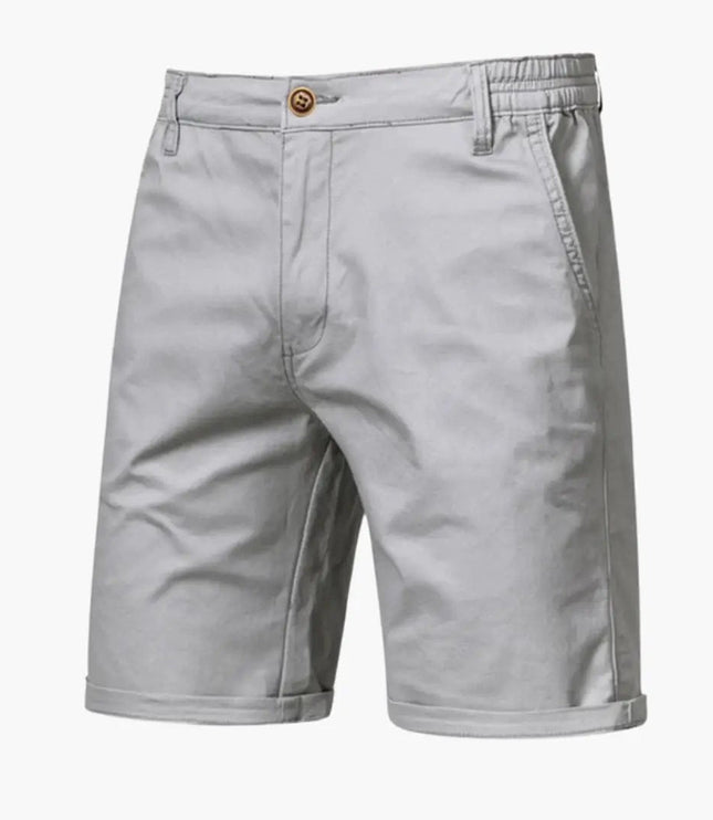 Pantalones cortos casuales hasta la rodilla con bolsillos para hombre de verano