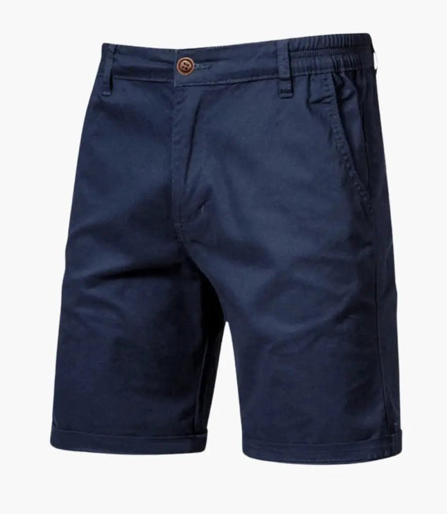 Pantalones cortos casuales hasta la rodilla con bolsillos para hombre de verano