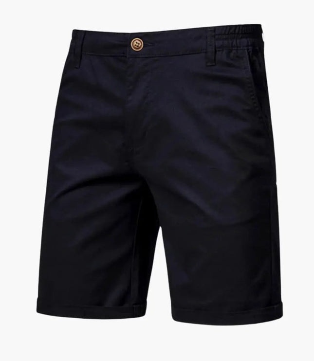 Pantalones cortos casuales hasta la rodilla con bolsillos para hombre de verano