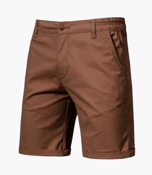Pantalones cortos casuales hasta la rodilla con bolsillos para hombre de verano