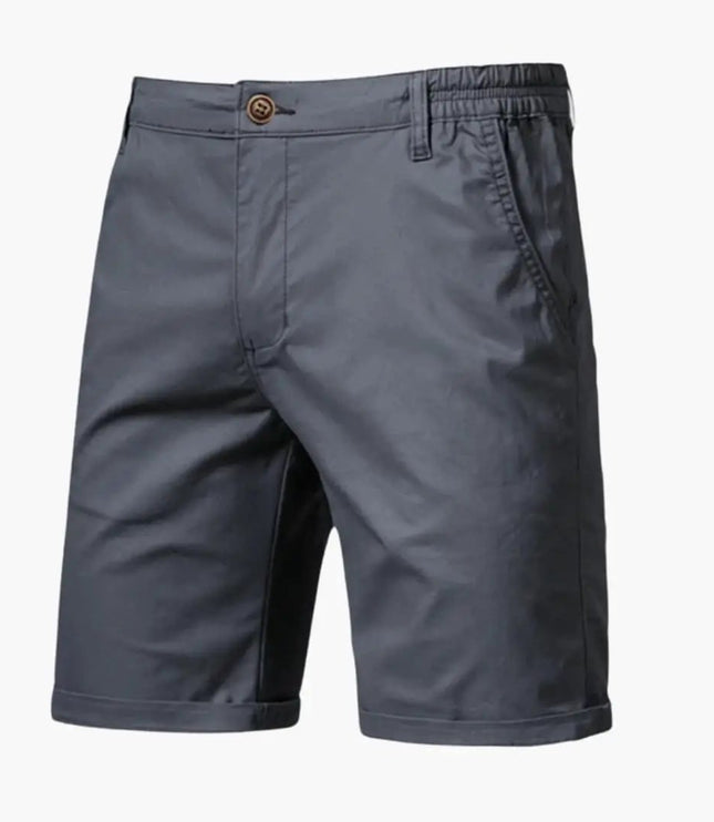 Pantalones cortos casuales hasta la rodilla con bolsillos para hombre de verano
