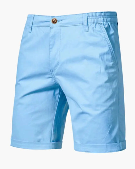 Pantalones cortos casuales hasta la rodilla con bolsillos para hombre de verano