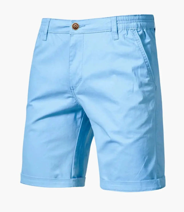 Pantalones cortos casuales hasta la rodilla con bolsillos para hombre de verano