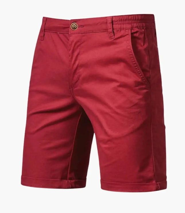 Pantalones cortos casuales hasta la rodilla con bolsillos para hombre de verano