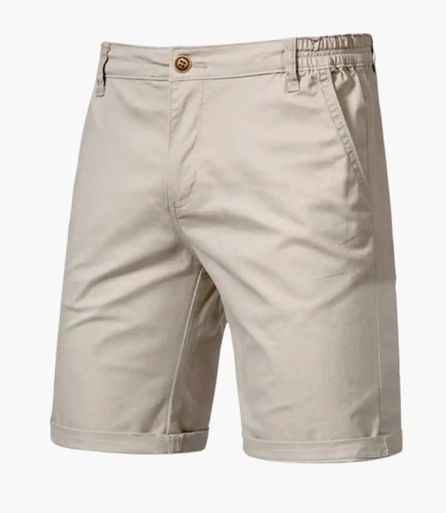 Pantalones cortos casuales hasta la rodilla con bolsillos para hombre de verano
