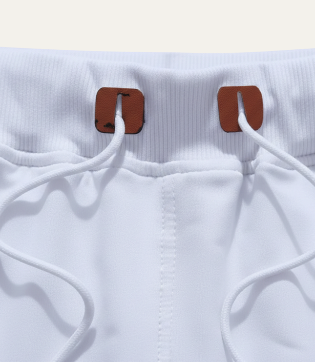Shorts jogger d'été pour homme avec cordon de serrage et poches