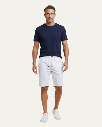 Shorts jogger d'été pour homme avec cordon de serrage et poches