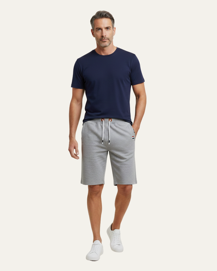 Shorts jogger d'été pour homme avec cordon de serrage et poches