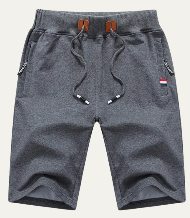 Shorts jogger d'été pour homme avec cordon de serrage et poches