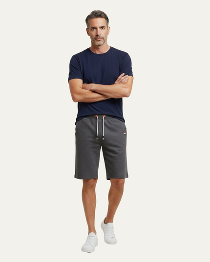 Shorts jogger d'été pour homme avec cordon de serrage et poches