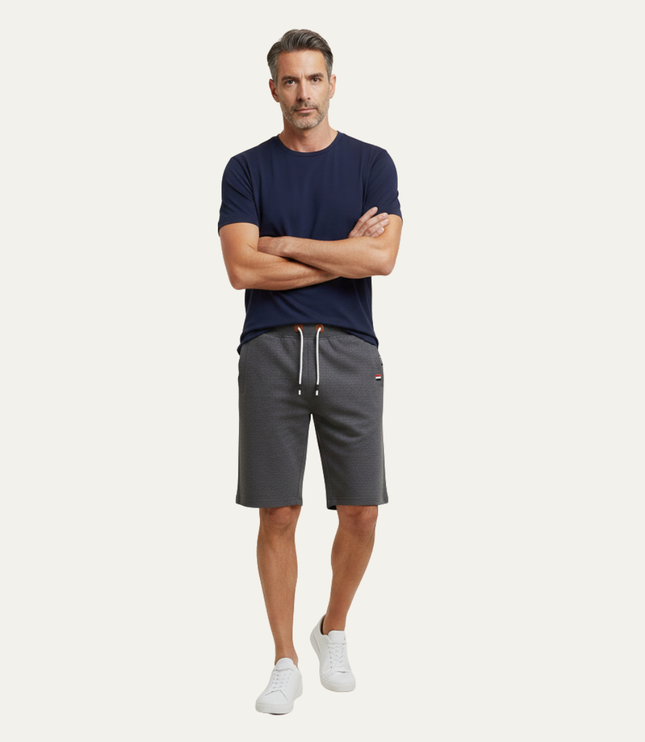 Shorts jogger d'été pour homme avec cordon de serrage et poches